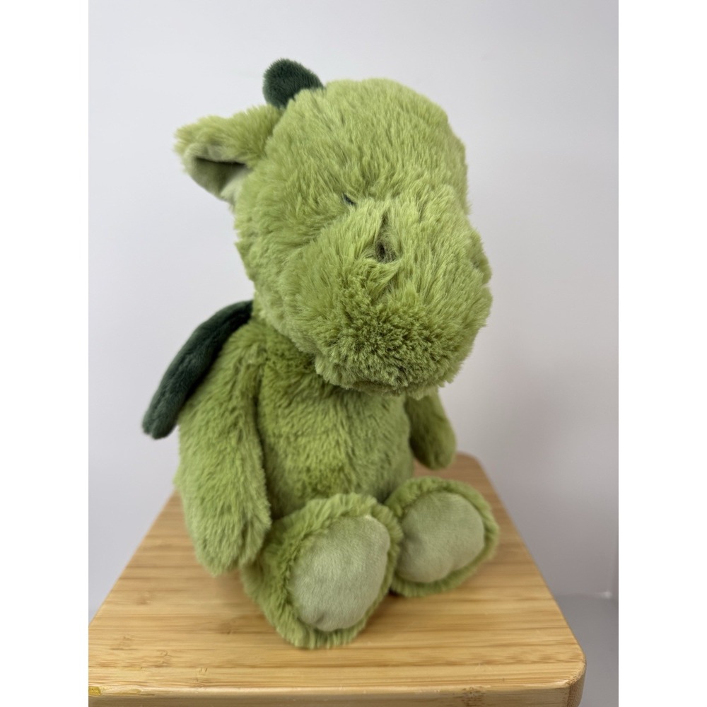 Carters Green Dragon Plush Wings Baby Lovey Nursery Toy 12" Stuffed Animal